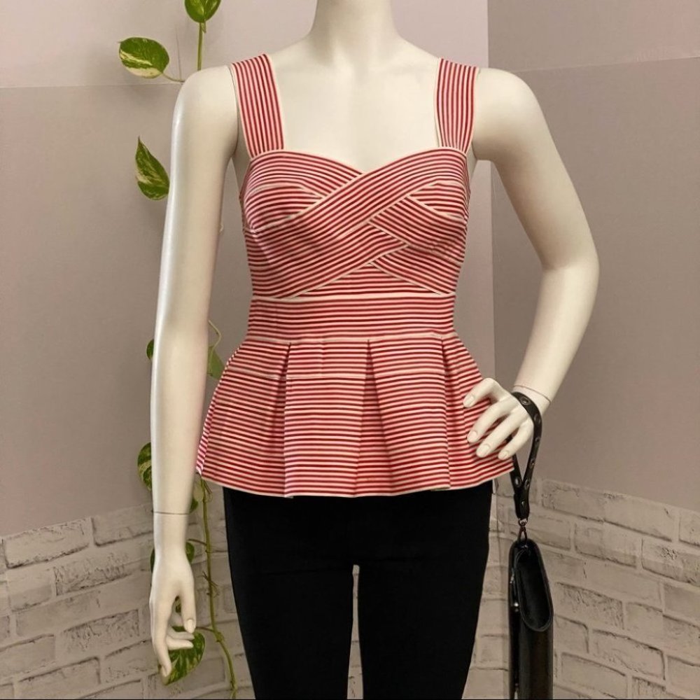 SOLD | NWOT HD IN PARIS Anthropologie Unique Elastic Fitted Top - Picture 4 of 12